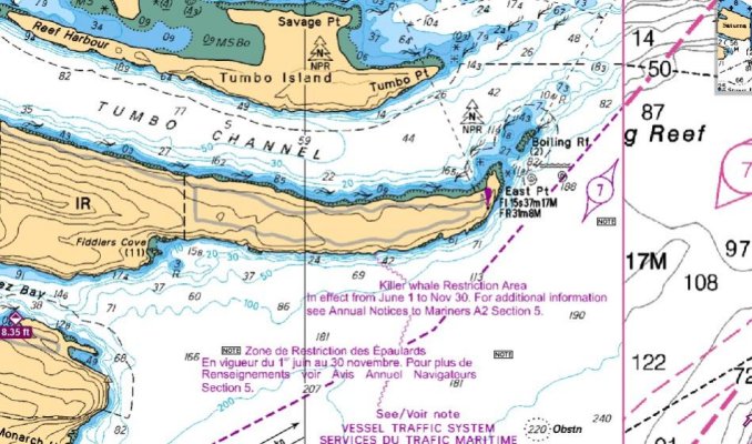 Saturna Notice on Restriction Area.jpg