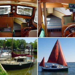 1998 Nimble Kodiak Pilothouse motorsailer