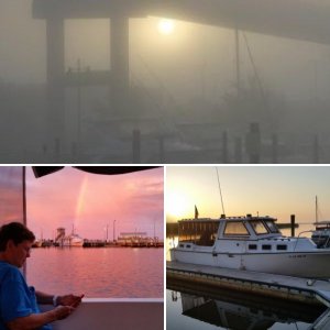 Sunrise in on the Intracoastal Canal