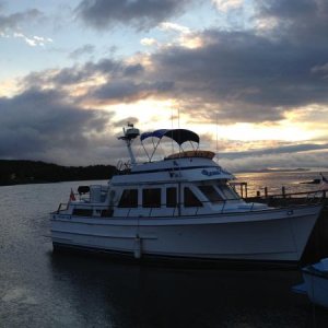 Boat sitting at my dock