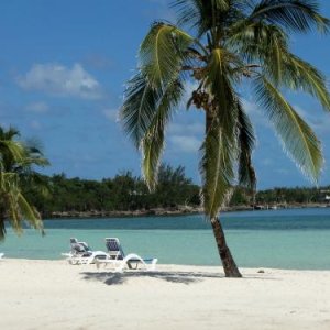 The beach at GTC.