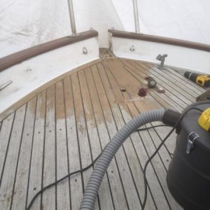 Started to refurbish deck