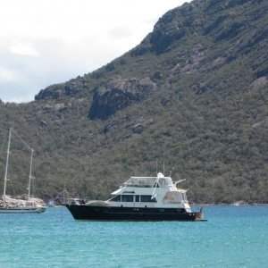 At Anchor Wine Glass Bay Tasmania Aust