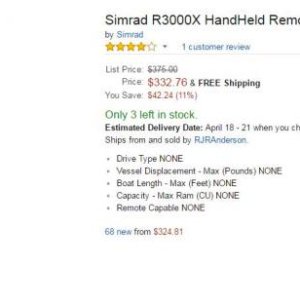 Simrad Remote