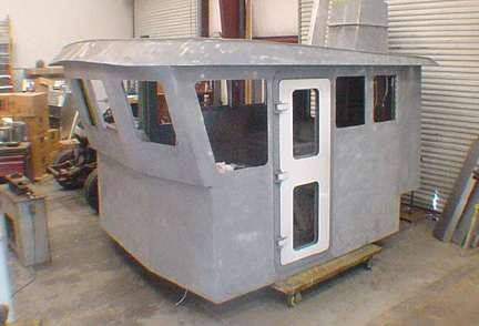 Aluminum pilot house built for a similar project