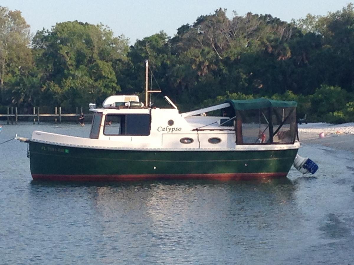 Beached on the Manatee River at the DeSoto Memorial Park | Trawler Forum