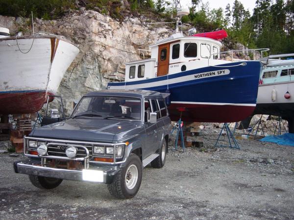 boat and rolling toolbox