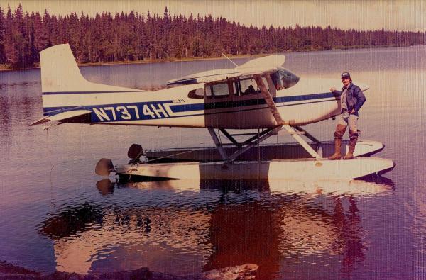 Dick, 1977 Cessna 185F 7374H, Packers Lake, Cook Inlet, Alaska 1978