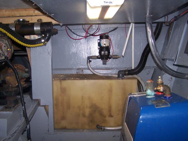 engine room Starboard side looking forward