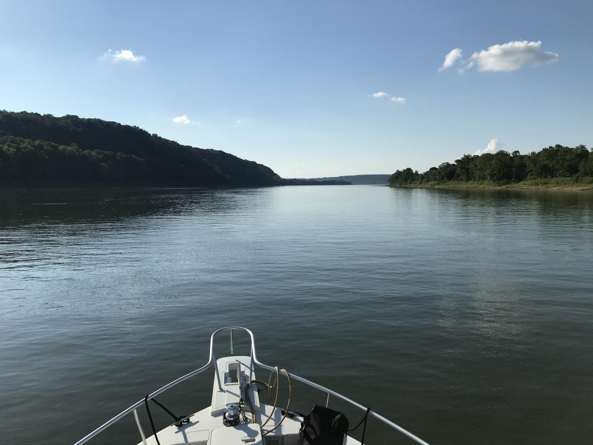 Headed down the Ohio