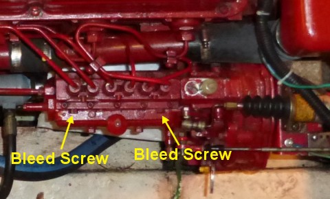 Injector Bleed Screws