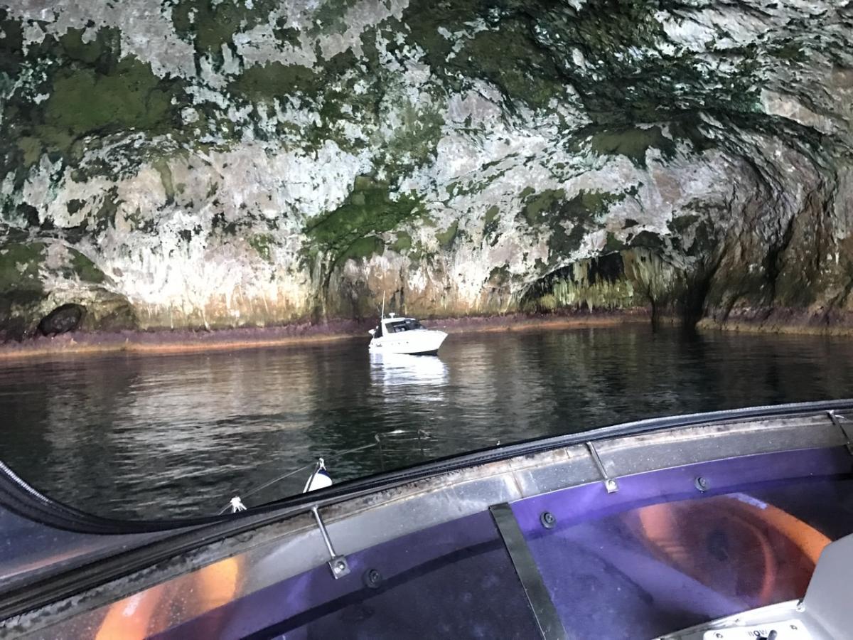 inside Riko Riko cave, Poor Knight Is, East Coast New Zealand