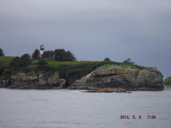 Just pass Neah Bay.  That were you take a left and head down the coast.