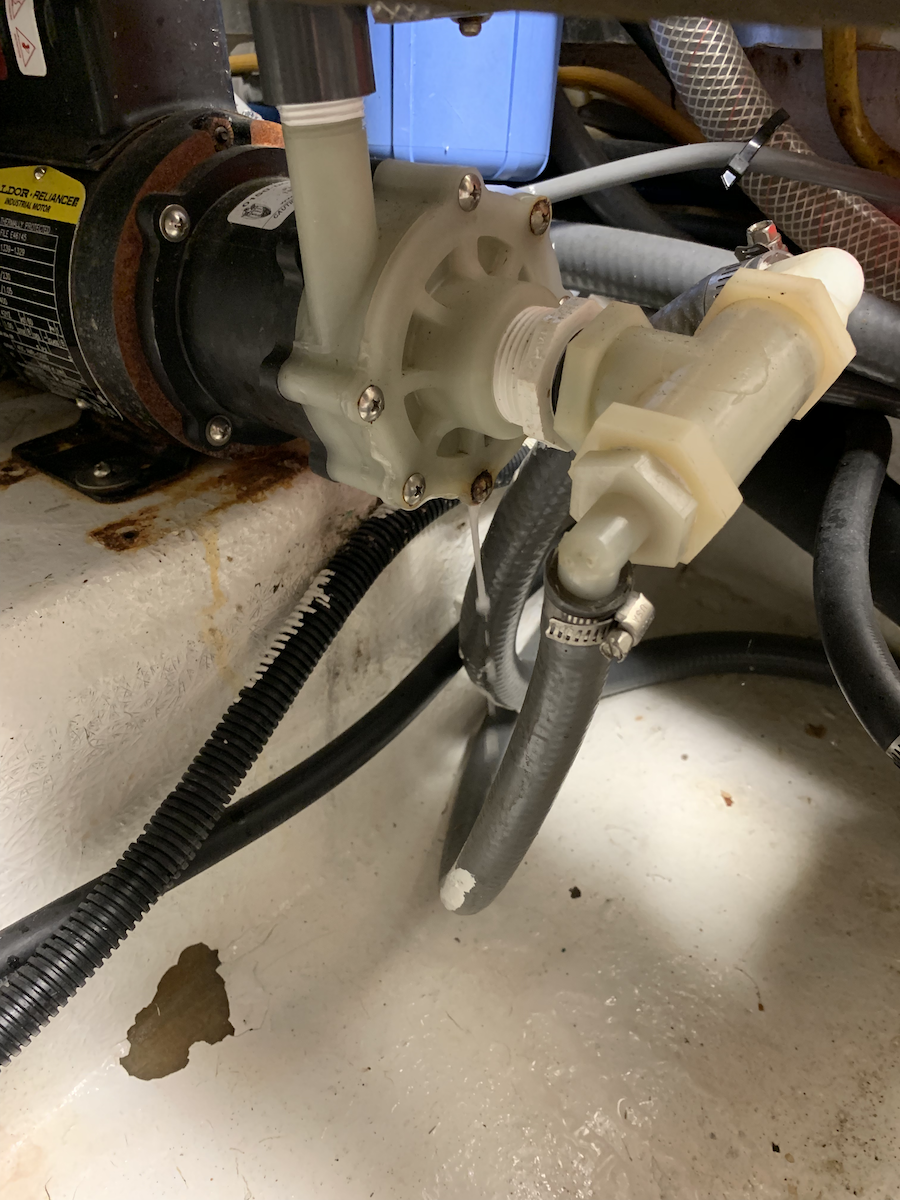 Low pressure pump leak