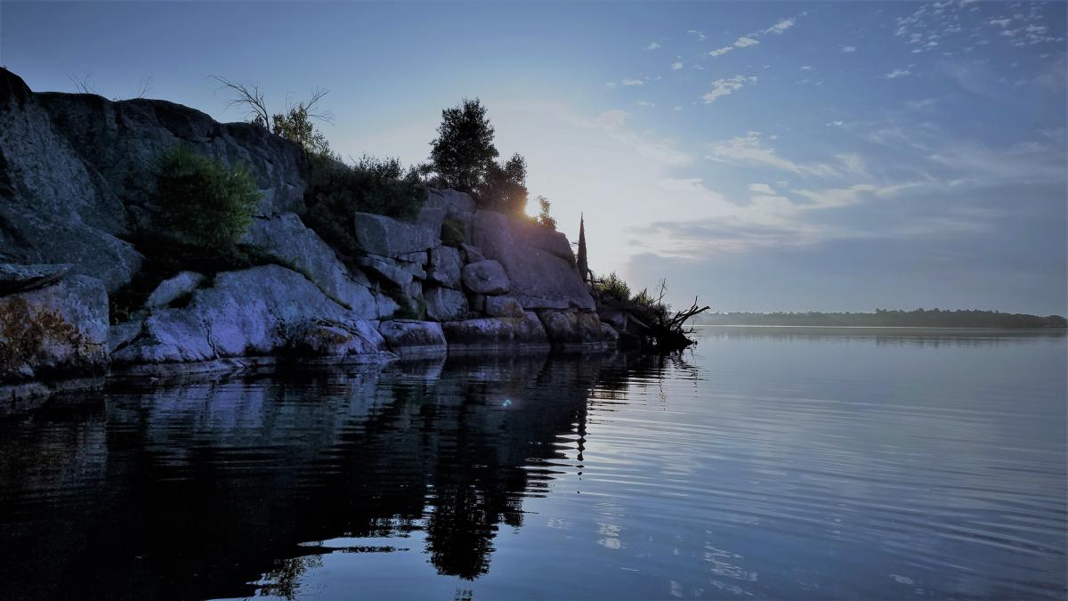 Mid Summer sunrise along the St Lawrence Seaway