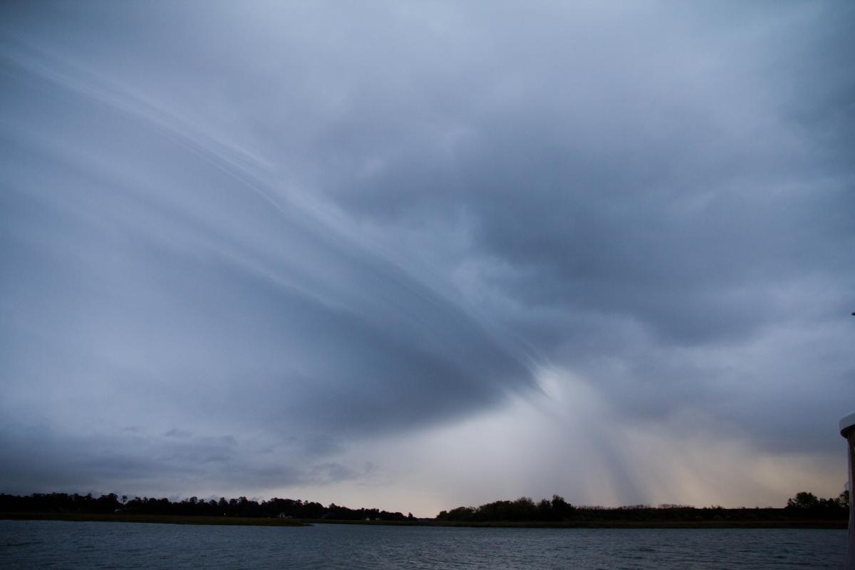 More clouds over Beaufort, SC