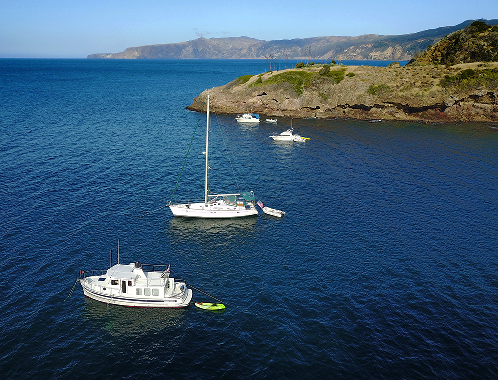 My first cruise to Pelican Harbor, Santa Cruz Island in WILSON, NT 32-260