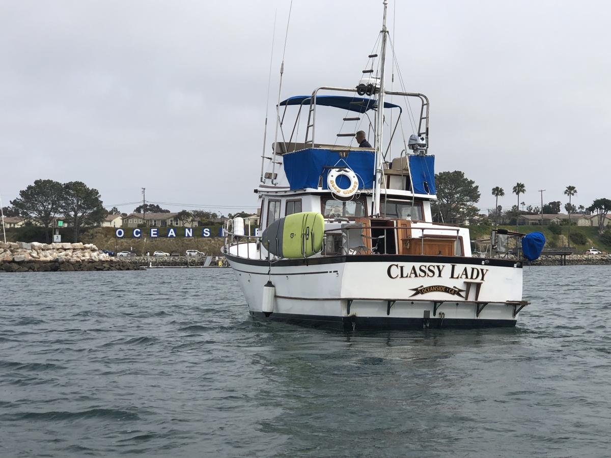 new Boat Lettering and life ring signage