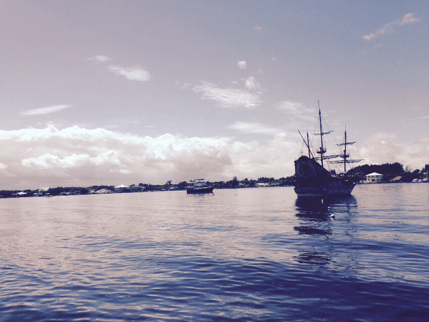 Pirate fleet at anchor