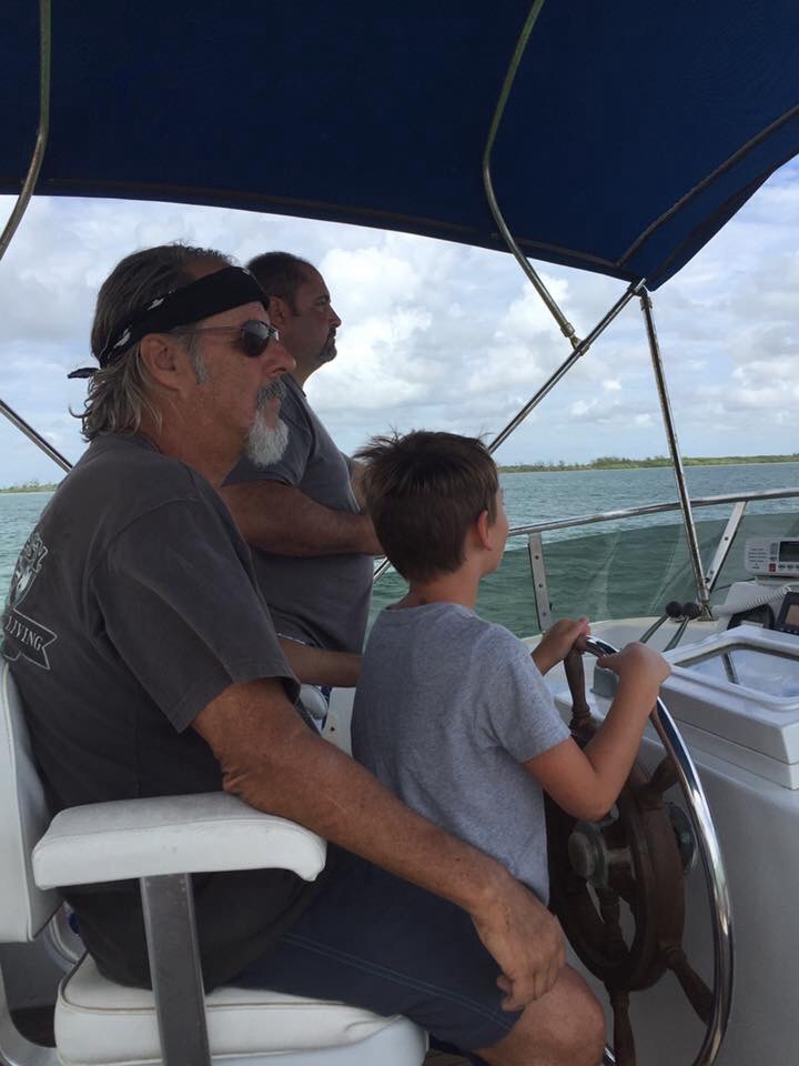 Three generations, or why I have the boat.