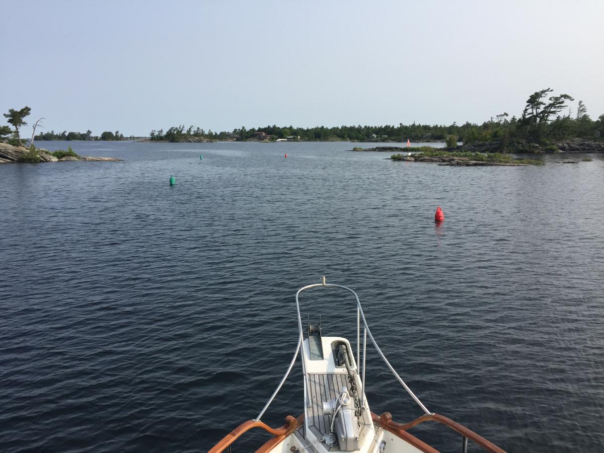 Typical scene on Small Craft Route.