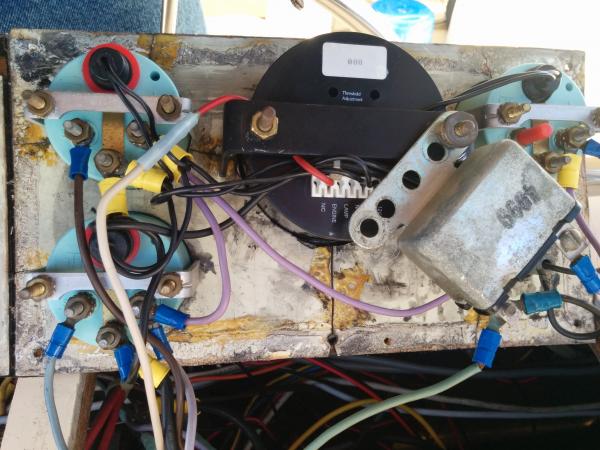 Upper Helm - Old Stb engine console Wiring