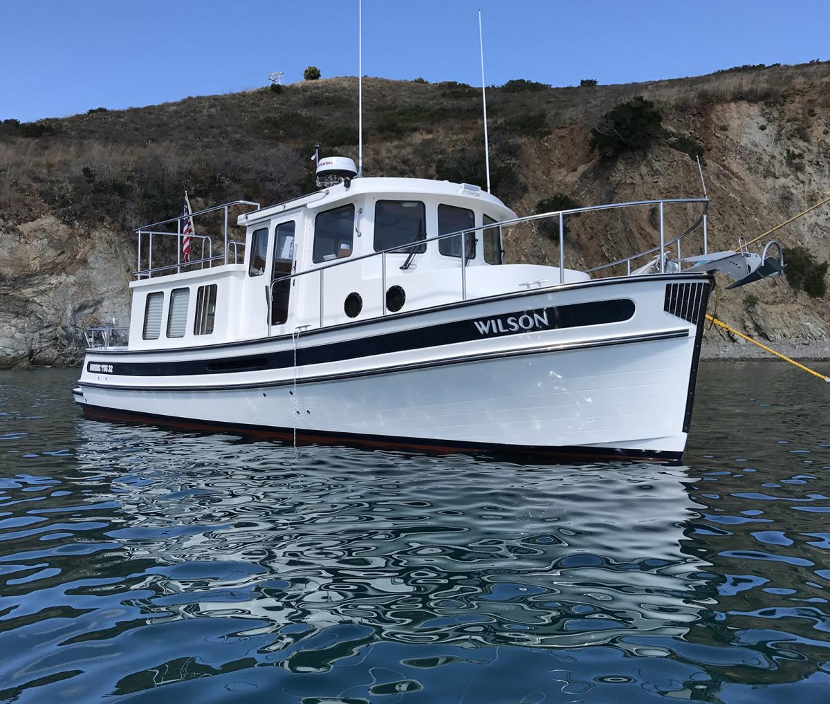 WILSON at Cherry Cove, Santa Catalina Island.